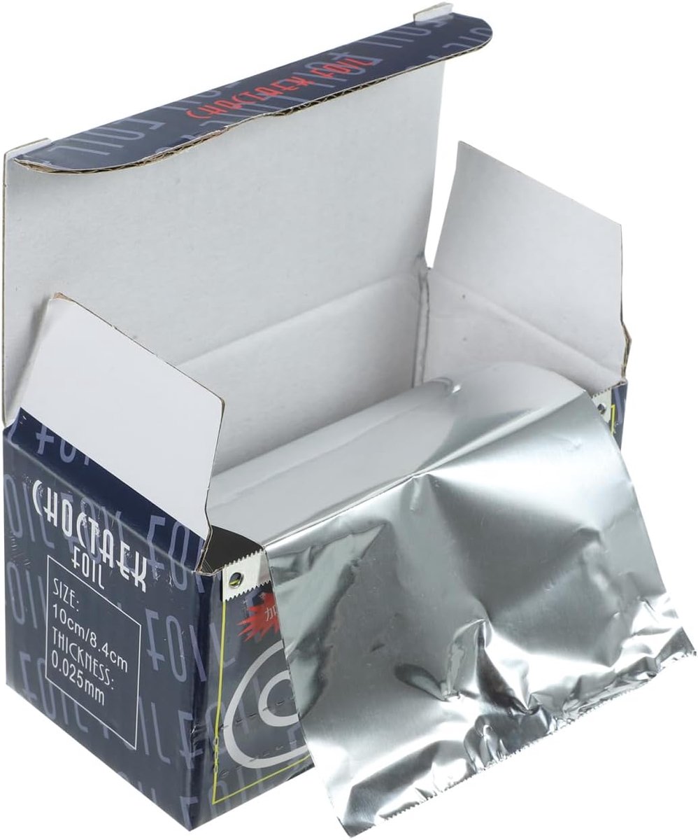 SnelShoppen - Haarverf Aluminium Folie Rol 50m voor Highlights en Permanente Golven - Afbreekbare Folie voor Kapsalon, Barbershop, Nagelstudio en Keuk