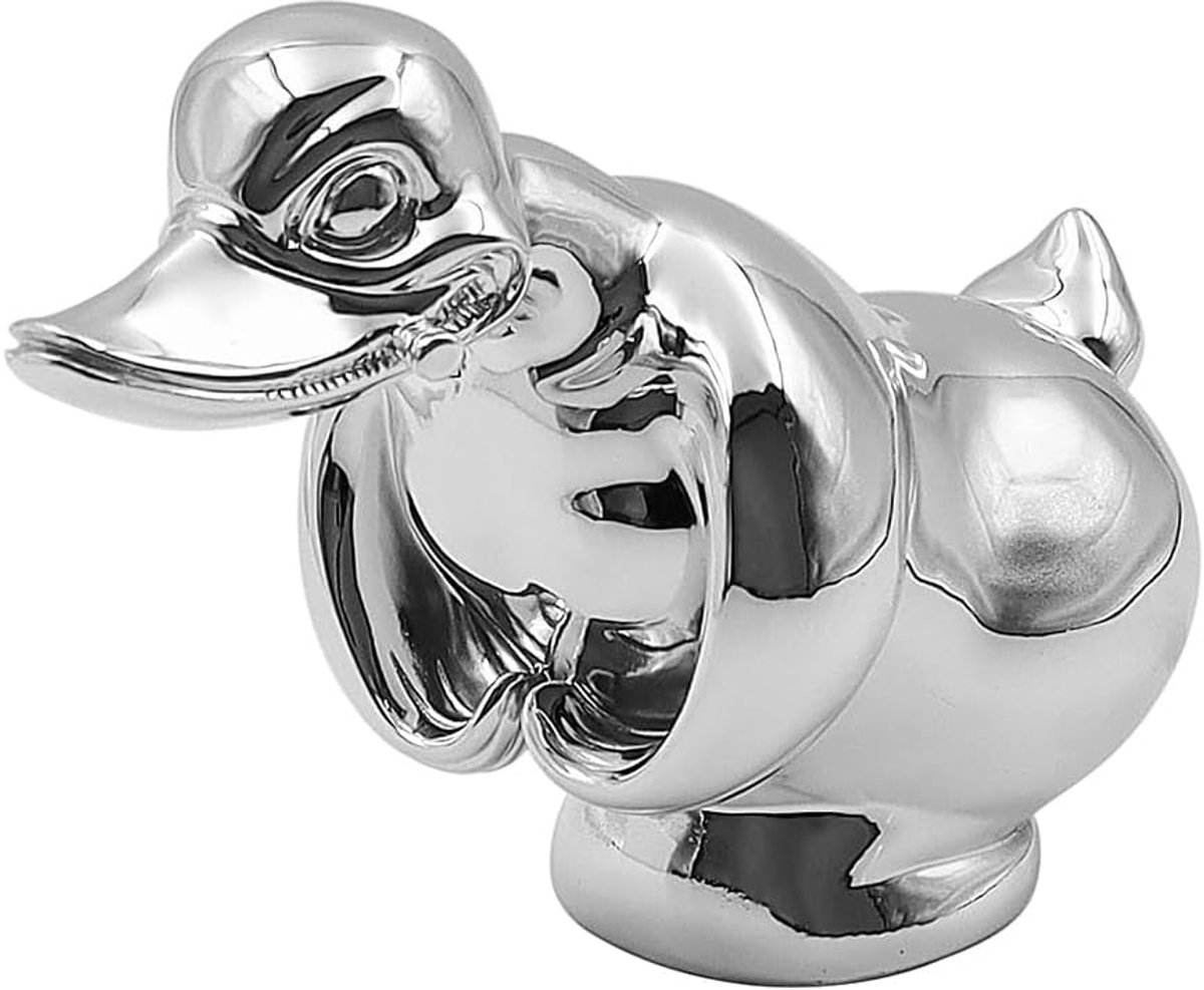 SnelShoppen - Duck Cooling Figure, Grappige Rubber Eend Auto Decoratie, Koelende Eend Radiator Mascotte, Interieur Accessoires voor Auto en Kamer, Uni