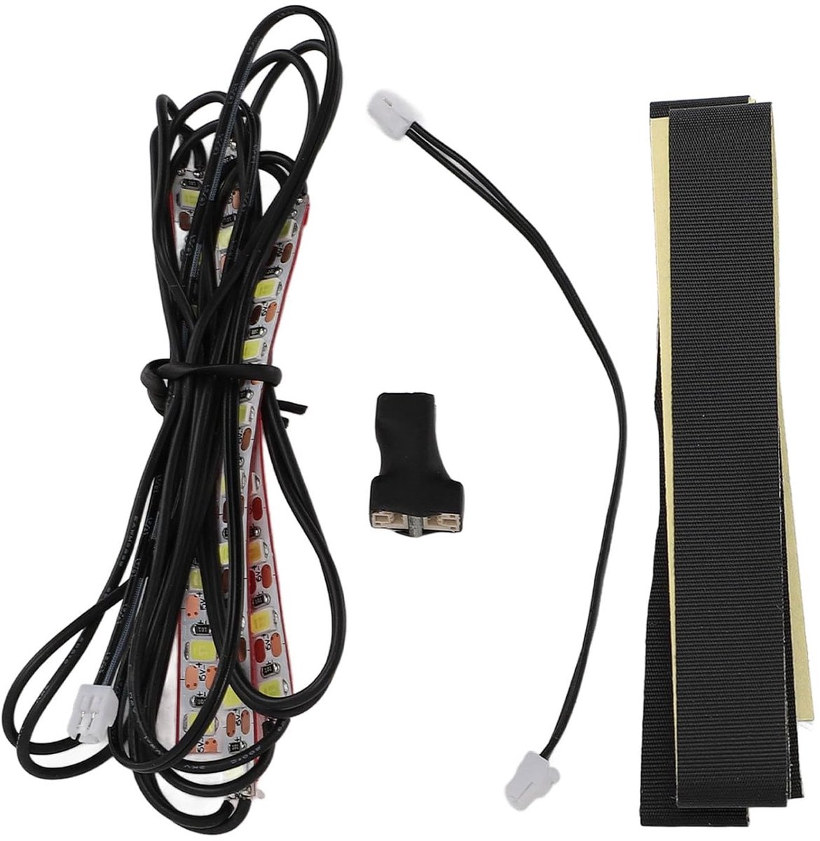 SnelShoppen - LED Lichtstrip Set voor 3D Printers, Waterproof LED Lichtbalk 5V 12W, 7.5 cm voor Bambu Lab P1P/X1, Upgrade voor Originele Verlichting