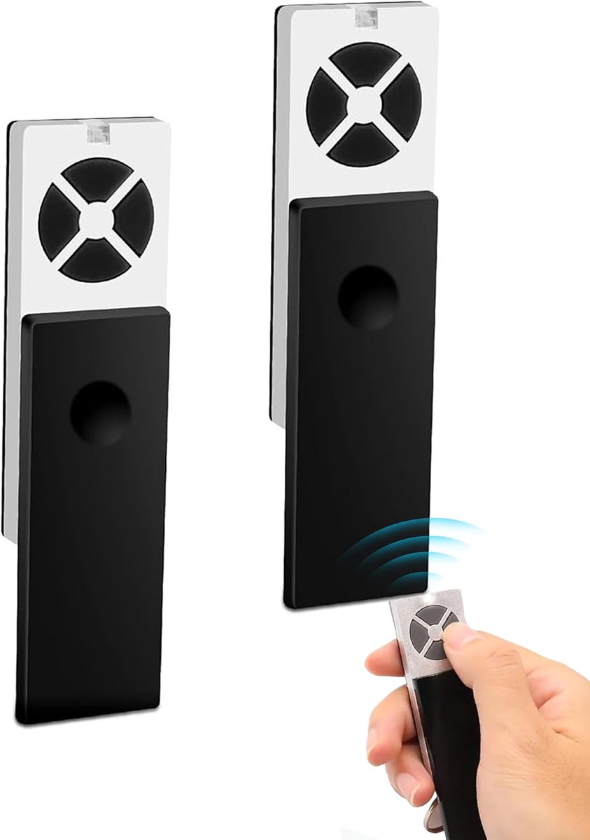 SnelShoppen - 433MHz Afstandsbediening voor Garagepoort, 4 Kanalen, Rolling Code, Geschikt voor TX2EV, TX4EV, Alternatief voor Garagedeuren, Bereik to