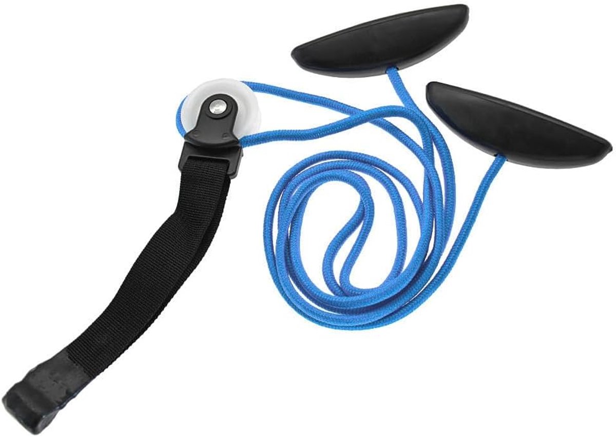 SnelShoppen - Schouderpulley Over De Deur Fysiotherapie Systeem voor Arm Revalidatie en Schouderpijn, Inclusief Deuraanklager, Katrollen, Touw en Hand