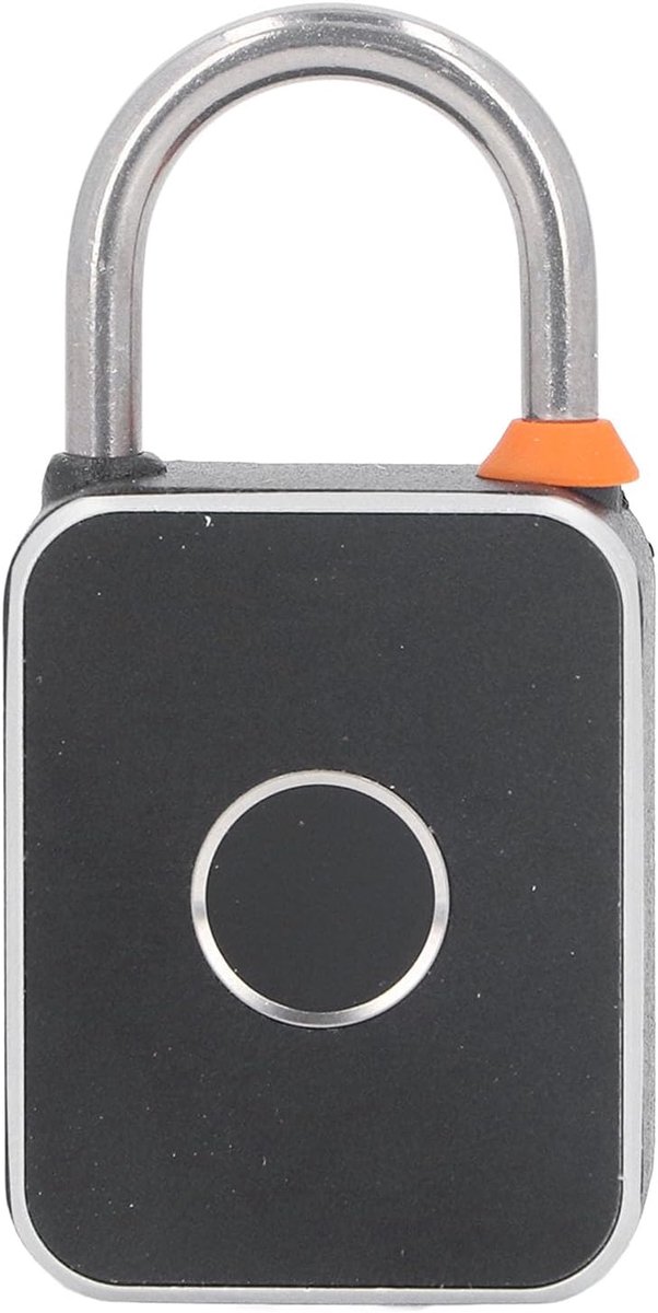 SnelShoppen - Vingerafdruk Hangslot voor Tuya, USB Mobiele APP Vingerafdruk Slim Hangslot, IP65 Waterdicht Biometrisch Metaal Sleutelloos Vingerafdruk