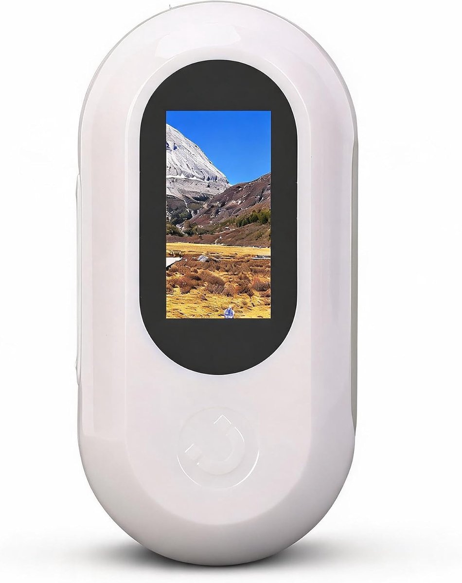 SnelShoppen - Kleine Actiecamera, Multifunctionele Magnetische Draagbare Thumb Camera met HD Scherm voor Sport, Reizen, Skiën, Paardrijden, Loopopname