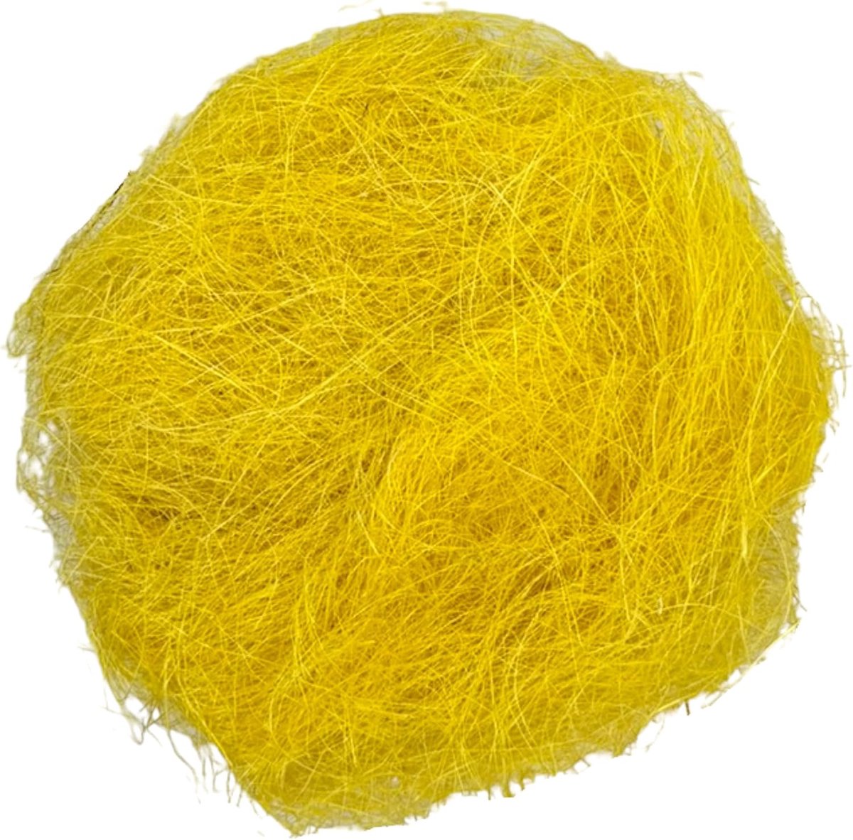 SnelShoppen - Kleurige Sisal Vezels voor Creatieve Knutselprojecten, 50 g Assortiment, Geel, Voor Pasen, Feest, Kinderen en Tuin