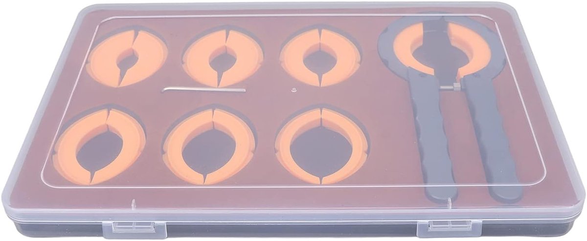 Professional Watch Bezel Remover, Aluminum Watch Bezel Ring Opener, Plastic Storage Box, Convenient and Quick To Use - ShopVlot