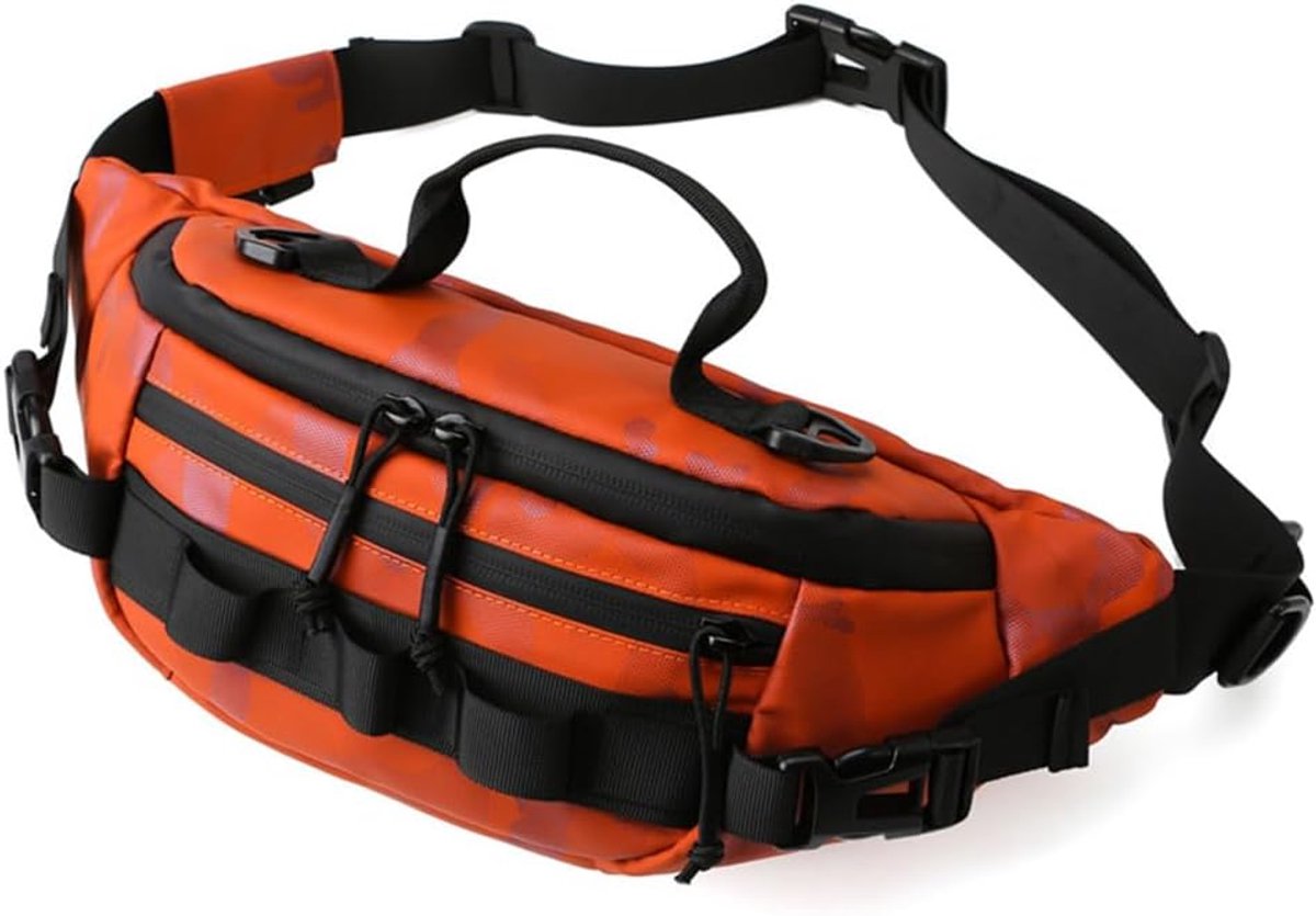 SnelShoppen - Waterproof Multifunctionele Heuptas - Fanny Pack voor Hardlopen, Outdoor Sport, Training - Duurzaam Nylon, Met Multilayer Opbergruimte,