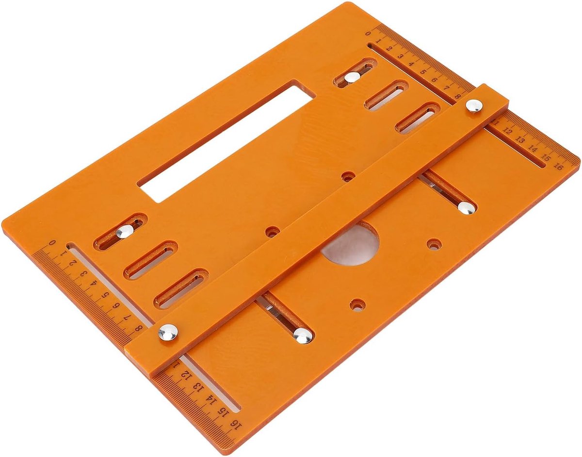 SnelShoppen - Universele Snijmachine Basisplaat Kit 28 x 20 cm Houtbewerking Cirkelzaag Gids Onderplaat 5mm Dikte Duurzaam Materiaal