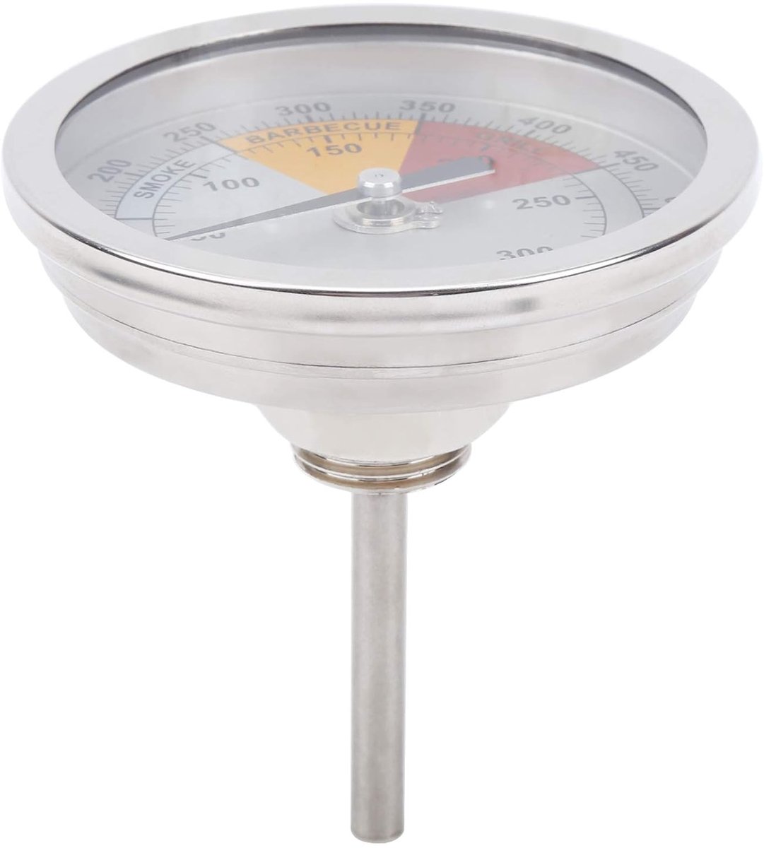 SnelShoppen - RVS Oven Thermometer 0-300°C, NPT 1/2 Inch, Snelle Reactie, Breed Temperatuurbereik voor Keuken, Koken en Bakken