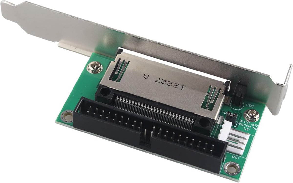 CF to IDE Adapter 40 Pin CF Compact Flash Card to 3.5 Converter Expansion Card with PCI Bracket - ShopVlot