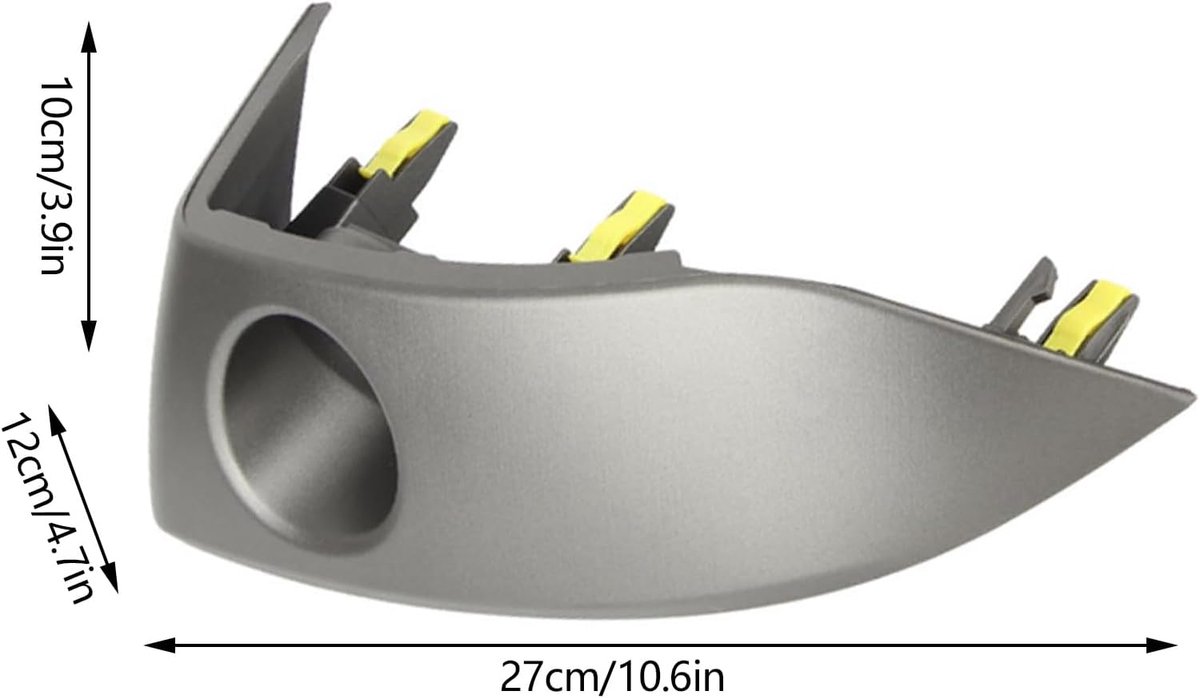 SnelShoppen - Center Dash Air Vent Radio Bezel Trim Dashboard Instrument Paneel voor 2006-2012 - Eenvoudige Installatie, Hoge Precisie, Verbeterde Fun