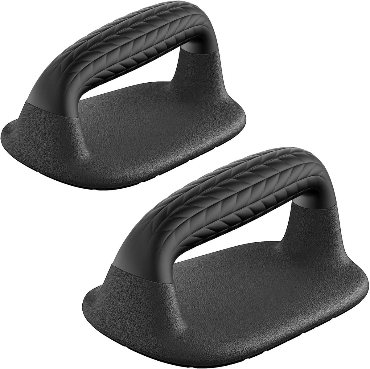 Duurzame Push Up Bars voor Calisthenics en Fitness, Comfortabele Rubber Handgrepen, Ondersteunt Tot 500lbs, Ideaal voor Krachttraining en Thuis Workout