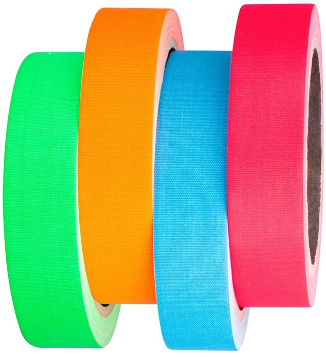 Fluorescerend plakband, 4 rollen lichtgevend plakband, 5 m lang, 1 cm, zelfklevend, oplichtende waarschuwingstape voor - ShopVlot