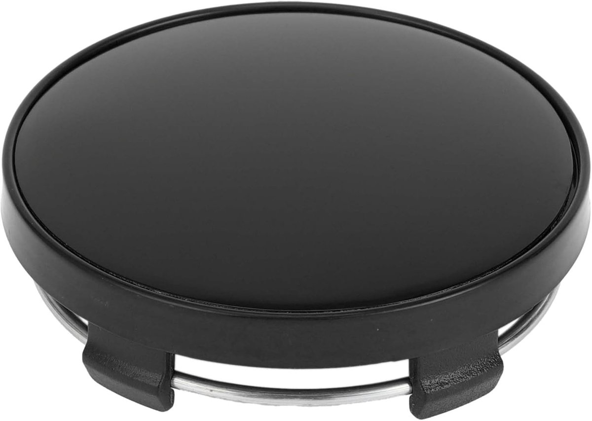A ABSOPRO 60mm 2.36" Zwarte Universele Auto Wielnaaf Center Caps Wielnaaf Caps Covers Beschermers voor SUV Truck - ShopVlot