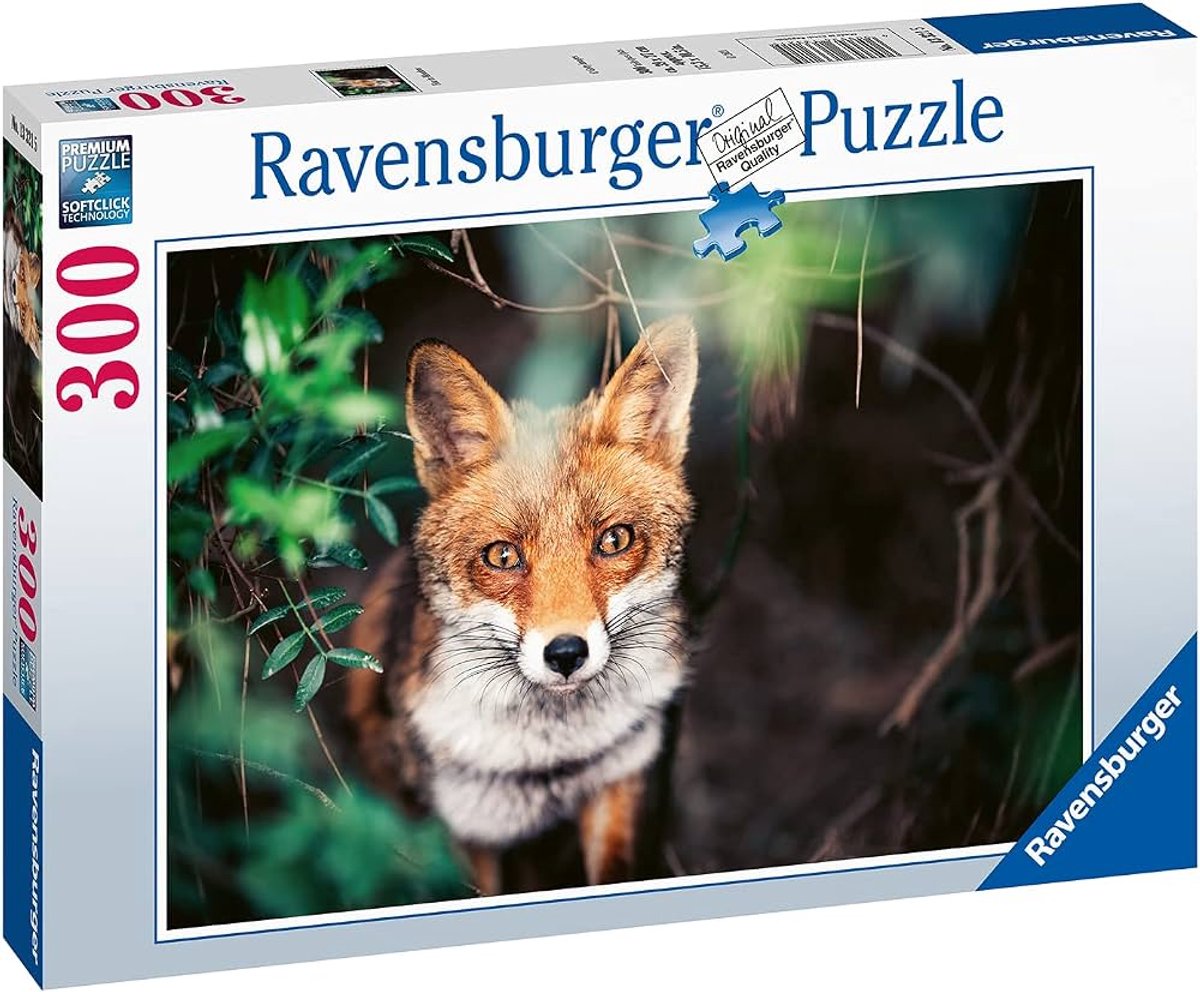 Ravensburger-puzzel vos in weide-fox in meadow-300 stukjes