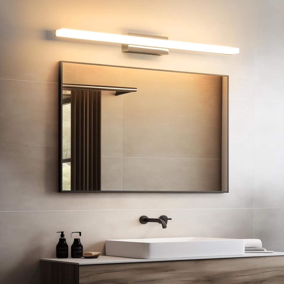 LED Badkamer Spiegellamp - 40 cm - Waterdicht - Voor Badkamer en Keuken