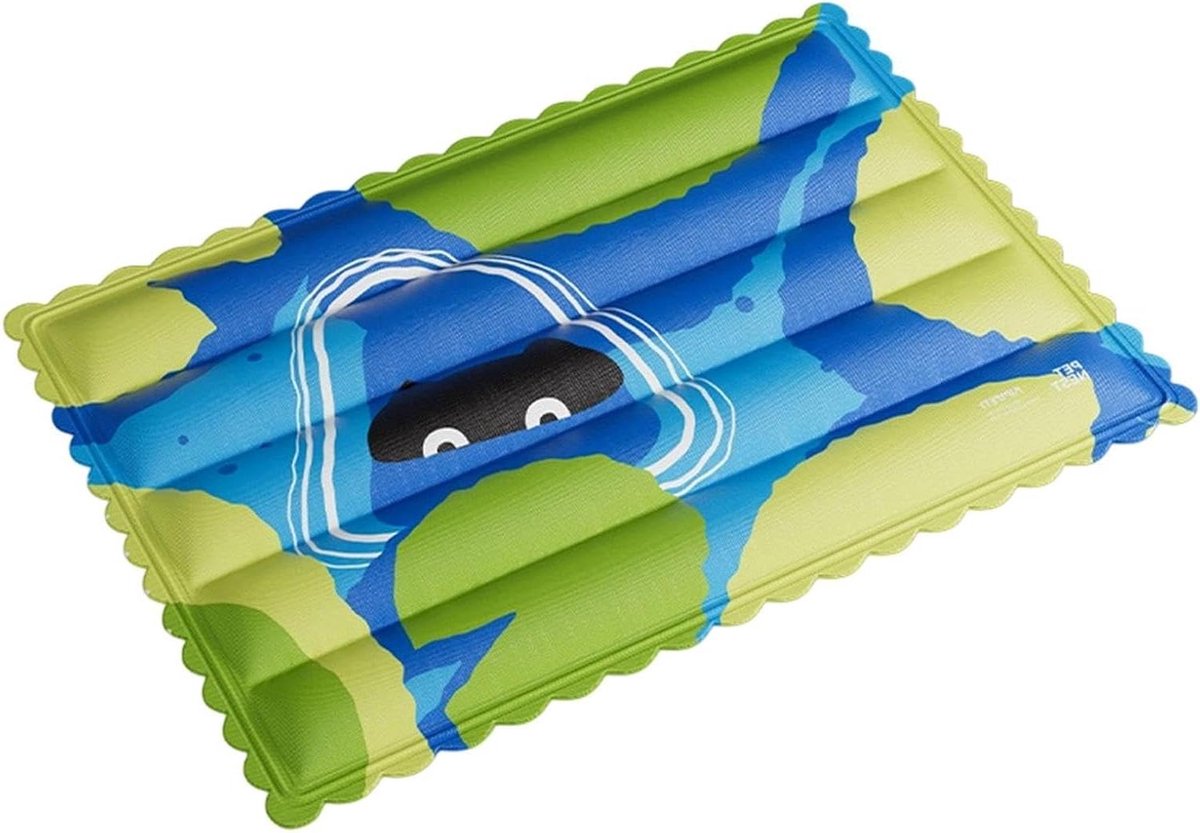 Koelmat Hond - Hondenmat Zomer - Huisdier Koelen - Warmteabsorberende Gel - 93 x 63 cm - Grijs