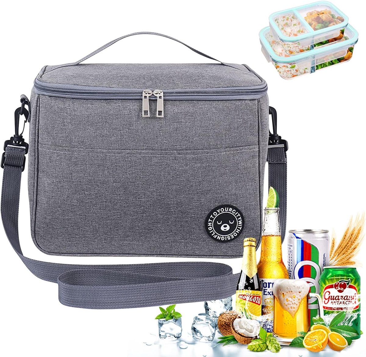Koeltas - Koeltas Rugzak - Voor Camping, BBQ, Wandelen en Strand - Lunchtas - Picknicktas - Thermotas