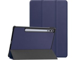 imoshion Tablet Hoes - Geschikt voor Samsung Galaxy Tab S10 FE / Galaxy Tab S9 11.0 inch FE / Galaxy Tab S9 11.0 inch / Galaxy Tab S10 Lite - Trifold Bookcase - Donkerblauw