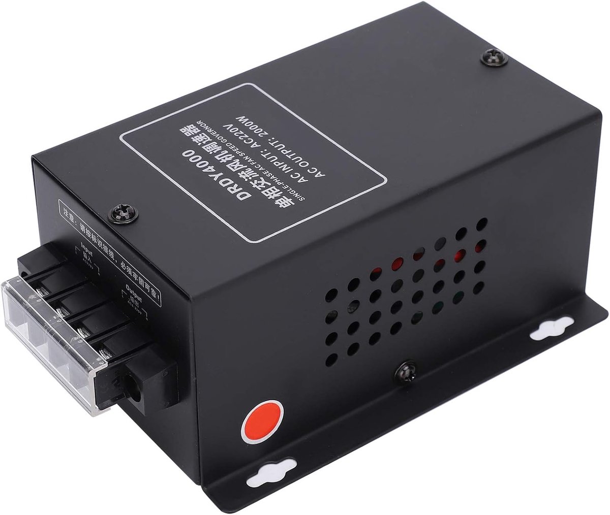 SnelShoppen - Motor snelheidsregelaar, enkele fase motor snelheidscontroller, verstelbare plafondventilator, AC 220 V, veilige en betrouwbare bedienin