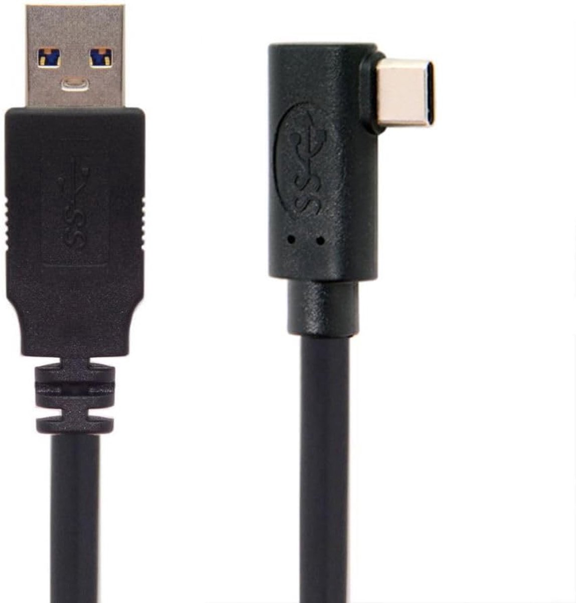 SnelShoppen - 5m USB 3.1 Type-C Kabel voor Oculus Link VR - Type C naar Standaard USB 3.0 Data Kabel - Omkeerbaar Ontwerp - Geschikt voor VR Gaming