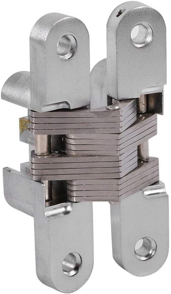 Verstopte scharnier 94mm - Zinklegering - 180 graden draaibaar - Geschikt voor meubelhardware - ShopVlot