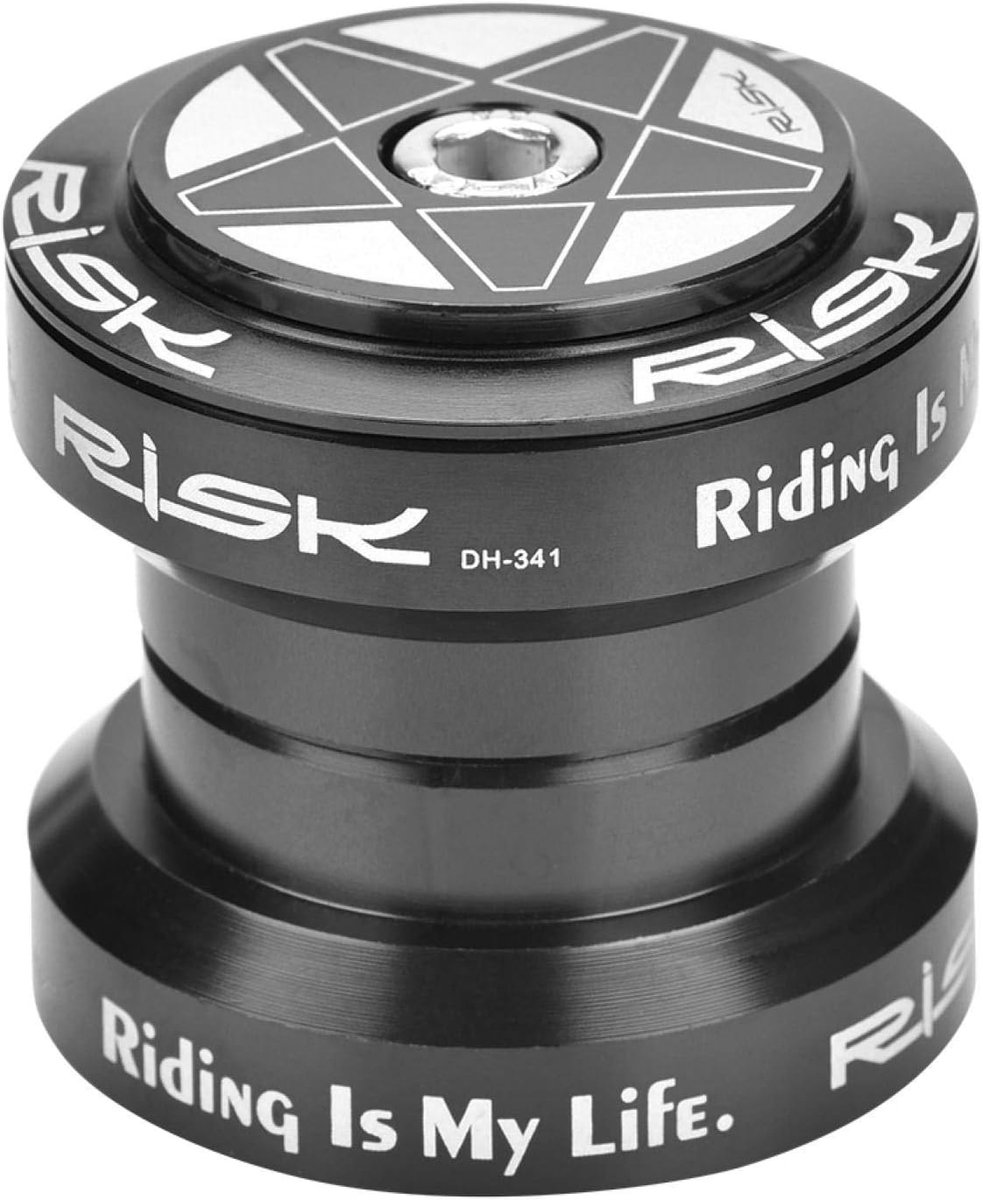SnelShoppen - Fietshoofdset Aluminium 34mm, Lichtgewicht en Duurzaam, Geschikt voor 28.6mm Rechthoekige Voorvork, Voor Mountainbikes en Racefietsen