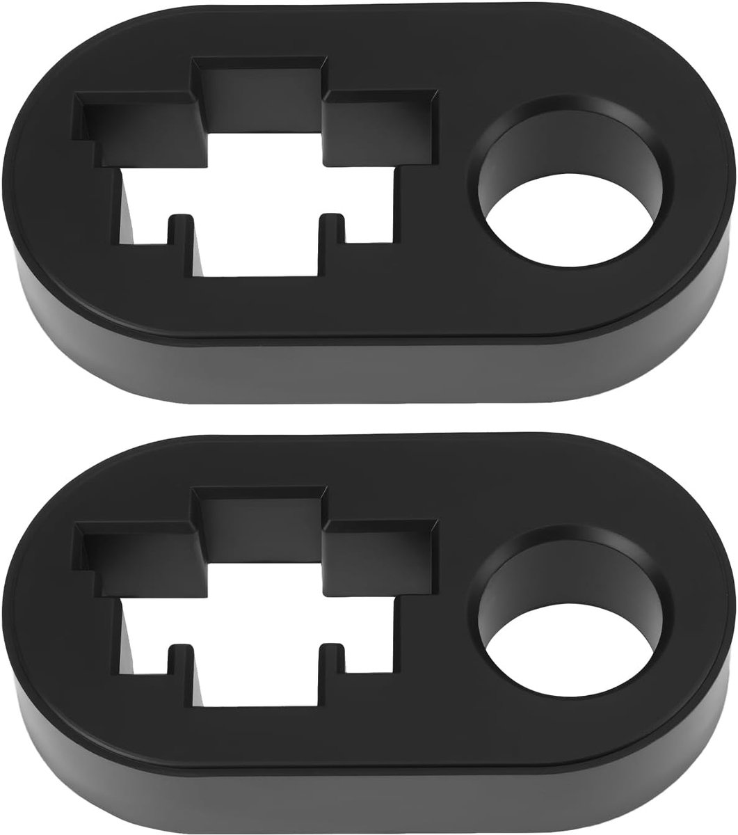 SnelShoppen - 2 stks Jack Handvat Lock Anti-Slip Klem voor Hoge Lift Boerderij Jacks 36 42 48 60 Type, Duurzaam Rubber, Veilig en Betrouwbaar
