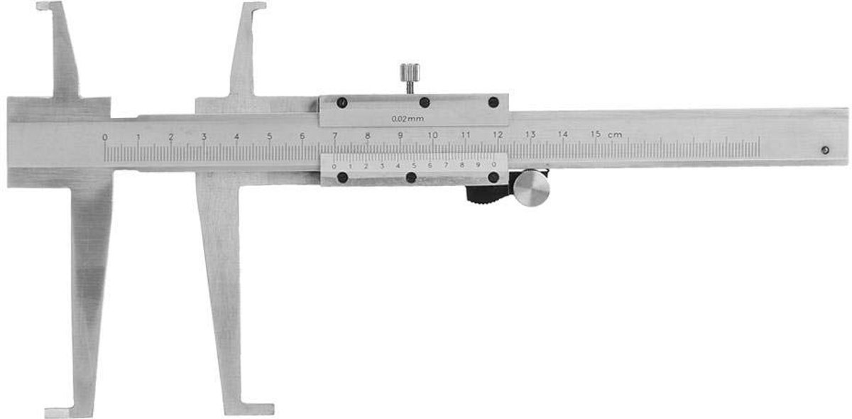 SnelShoppen - Vernier Caliper 9-150mm - Carbon Staal Binnen Micrometer Meetgereedschap voor Binnen Diameter Meting - Nauwkeurigheid 0.02mm