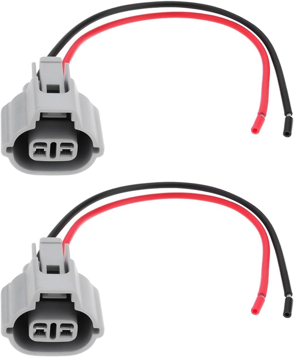 SnelShoppen - 2 Stuks Auto 2-Pin Zijmarkeringslamp Connector Pigtail 7223-1324 15cm Draad Geschikt voor Chevrolet Camaro 2010-2022