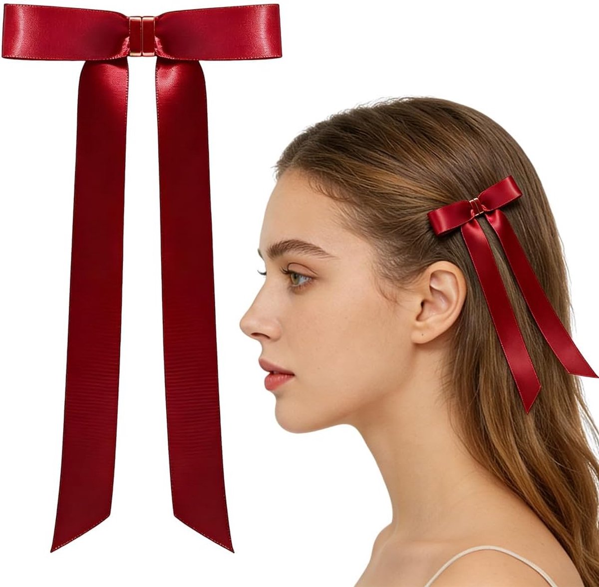 Magnetic Hairpin for Hairstyles, Mini Butterfly Hairpins, Non-Slip Magnetic Clips, Strong Grip, Seamless, 2-in-1 - ShopVlot