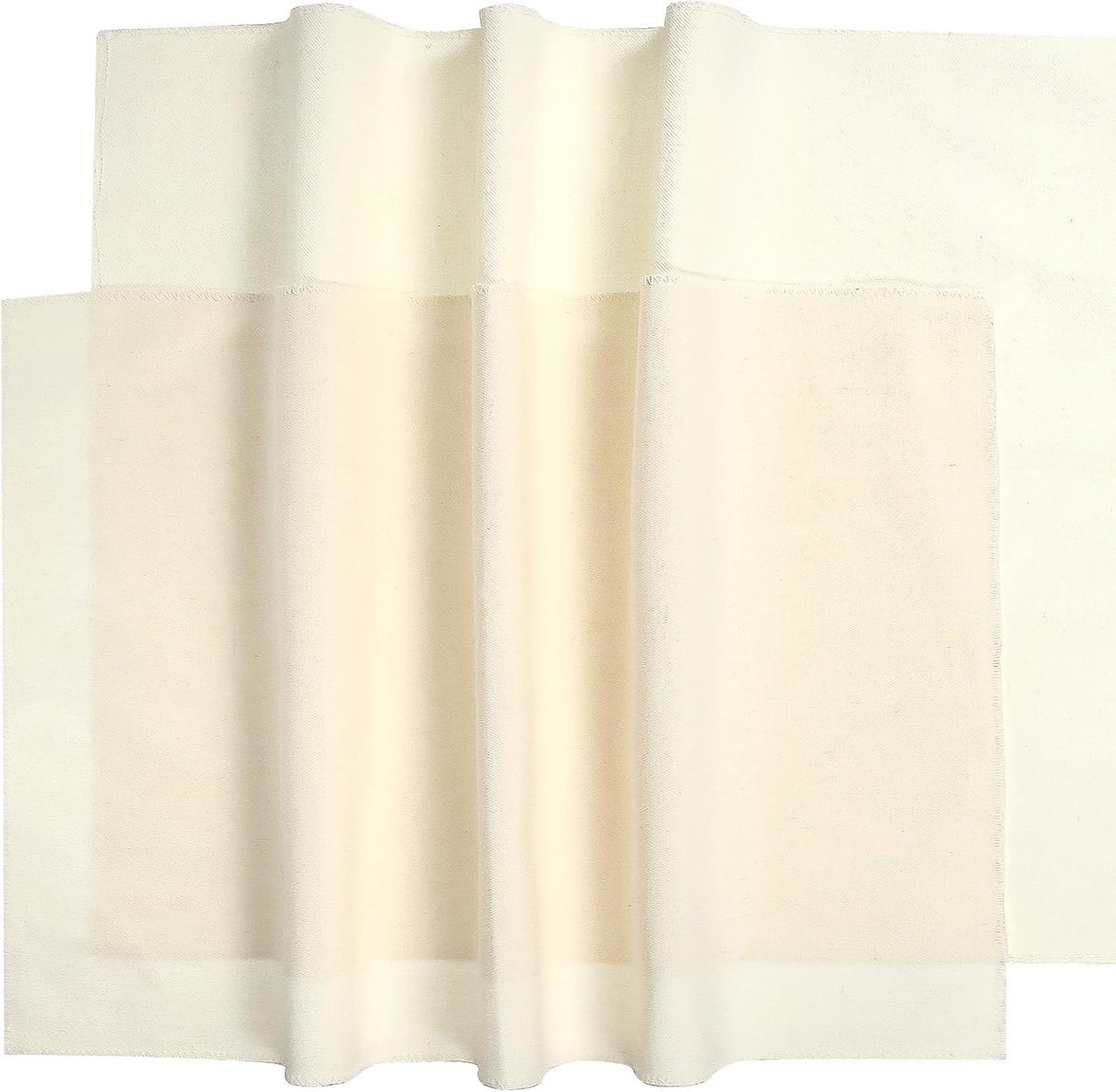 Bakkerslinnen doek set 75 x 45 cm en 48 x 36 cm - dikke katoen - voor deegbereiding - ideaal voor brood en gebak - ShopVlot
