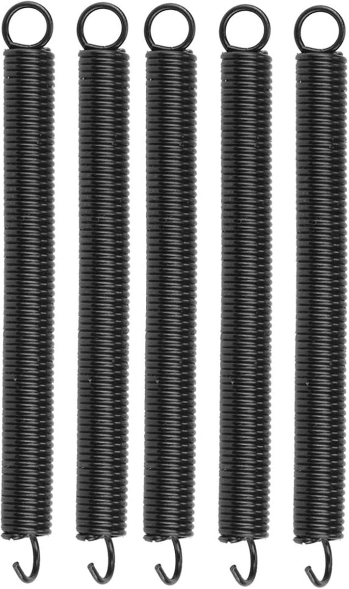SnelShoppen - Veerkrachtige Tension & Extension Veer 0.6mm Draad, 4mm OD, 50mm Lengte, 5 Stuks RVS voor Edge Finder