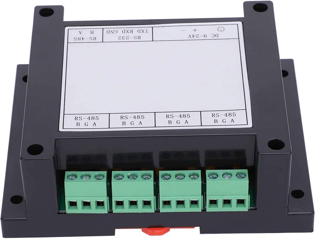 SnelShoppen - 1 in 4 uit Repeater, 4-Weg Hub Sharer Splitter met Industriële Foto-elektrische Isolatie, Ondersteunt RS232, 15KV ESD Beveiliging en 9-2