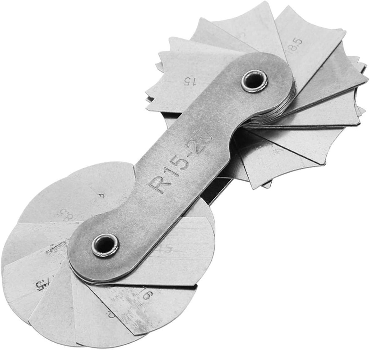 - RVS Straal Meter Meting Uitwendig Inwendig Hol Bol Meetgereedschap (15-25MM)