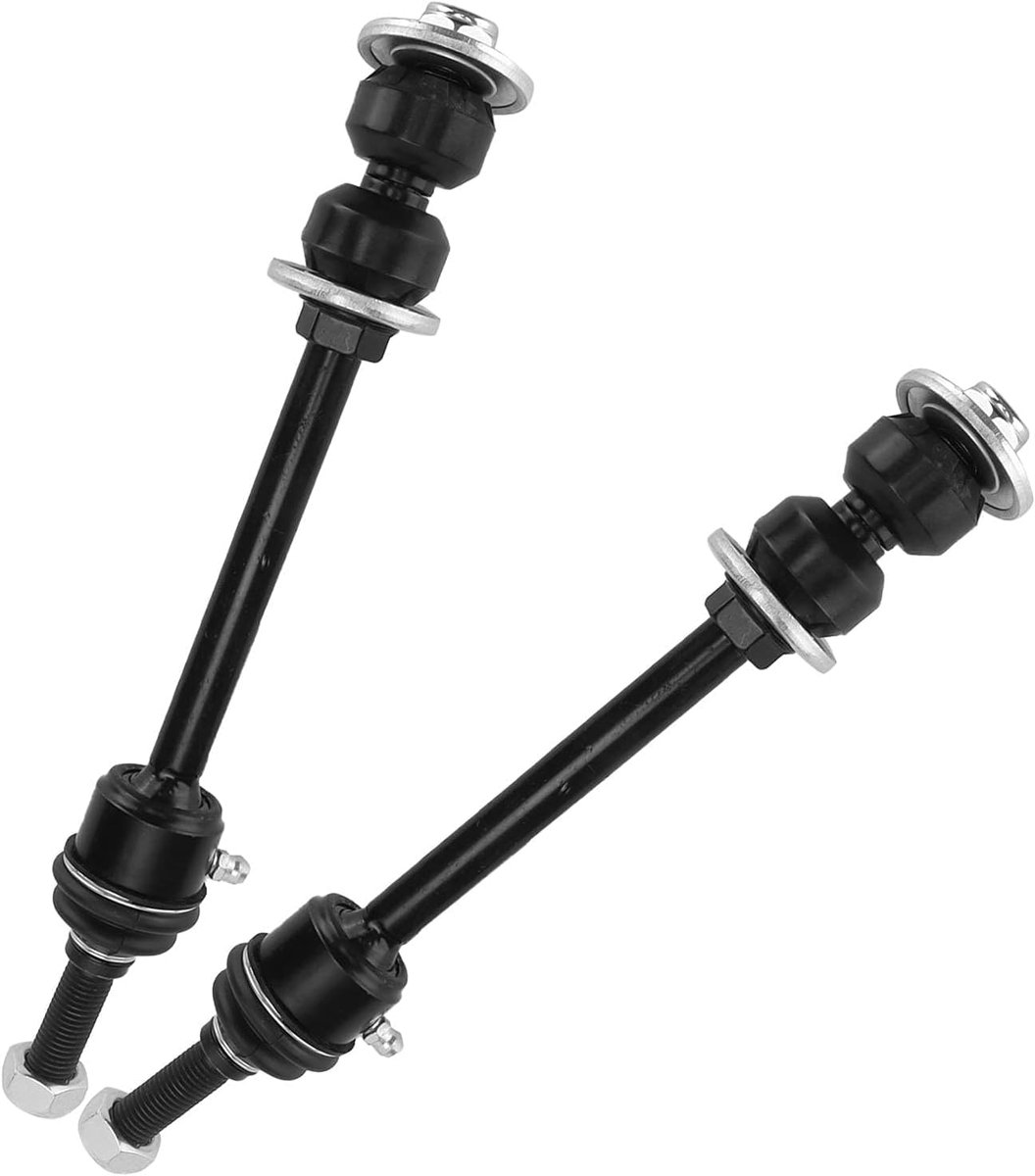 SnelShoppen - 2 Stuks Voorste Stabilizer Bar Eindverbindingen, Stabilizer Anti-roll Bar Link Vervanging Zwart voor 1500 5LUG 4WD 2006-2017