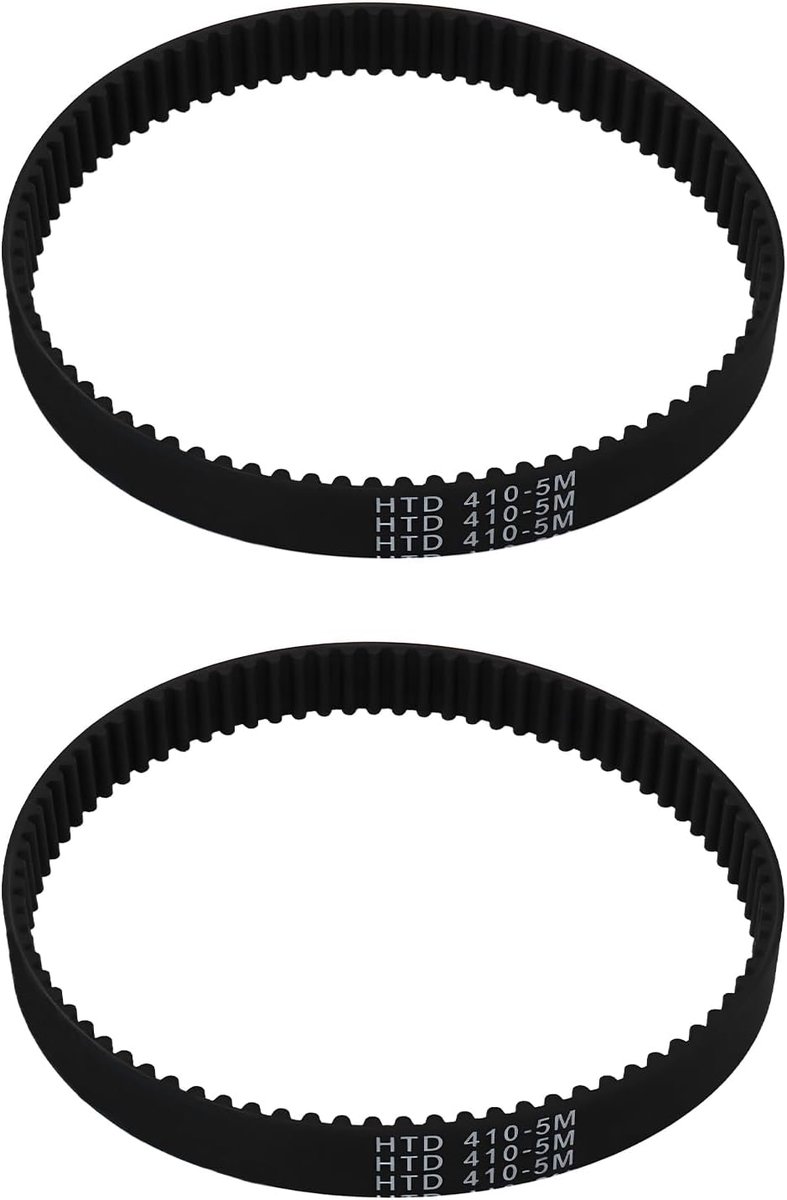 Rubber Timing Belt HTD-5M 410mm - 82 Tanden - Neopreen met Nylon Versterking - Betrouwbare Krachttransmissie - ShopVlot