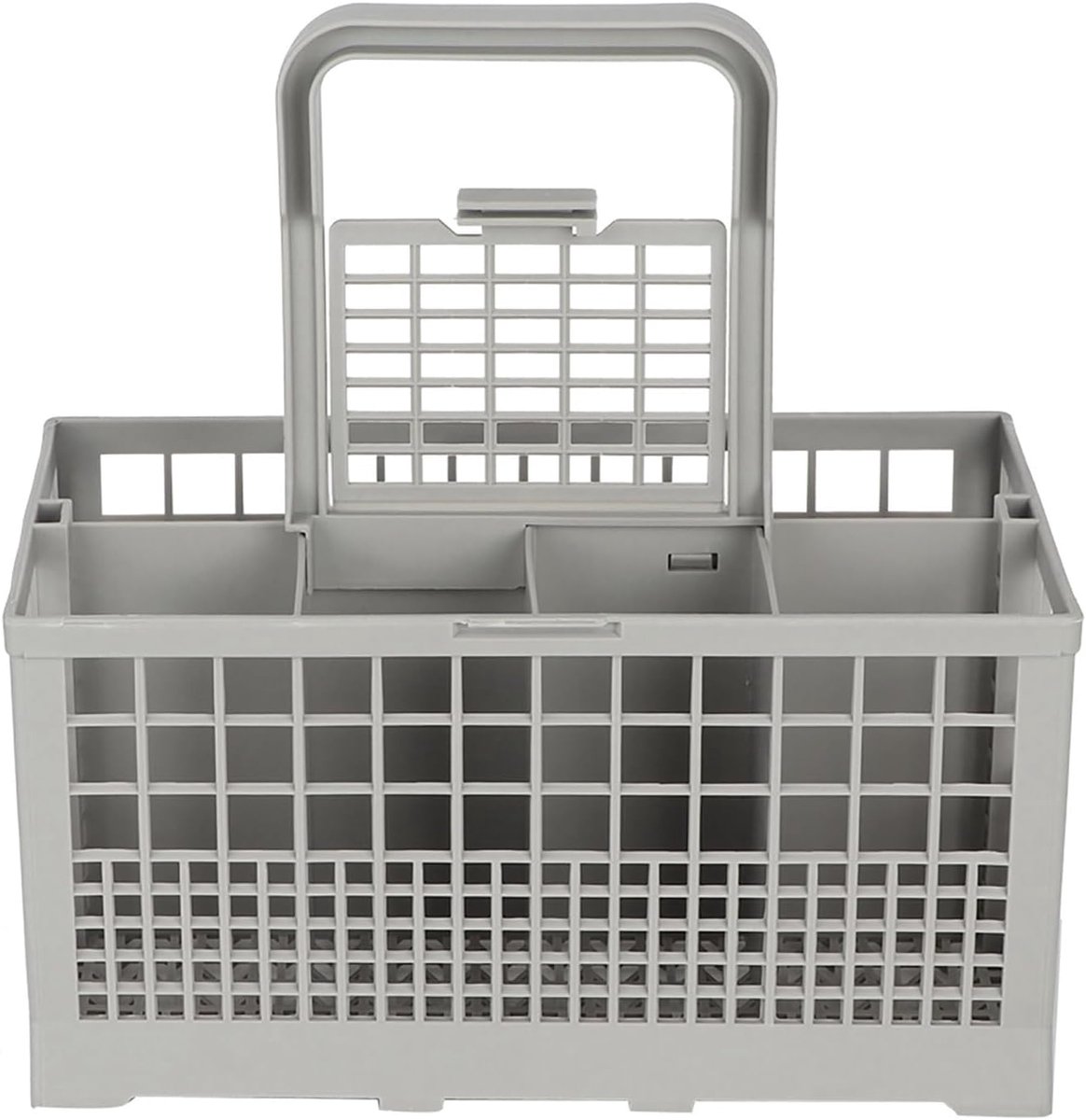 SnelShoppen - Vaatwasser Mand 240 x 135 x 123 Mm Universeel Sterk en Duurzaam voor Multifunctionele Vaatwasser met 8 Compartementen en Afneembare Hand