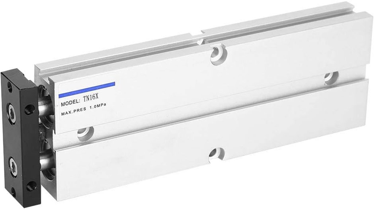 SnelShoppen - Pneumatische Dubbelwerkende Cilinder TN16 Aluminium Legering 0.1‑0.9MPa 10‑200mm Hoge Kwaliteit en Duurzaam