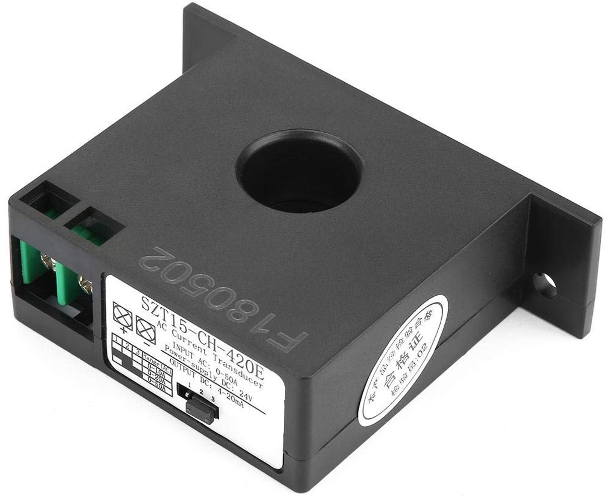 SnelShoppen - AC Power Inverter, Stroomomvormer Sensor voor AC 0-50A naar DC 0-5V/0-10V/4-20mA, Hoge Nauwkeurigheid, Eenvoudige Installatie, Veilig ge