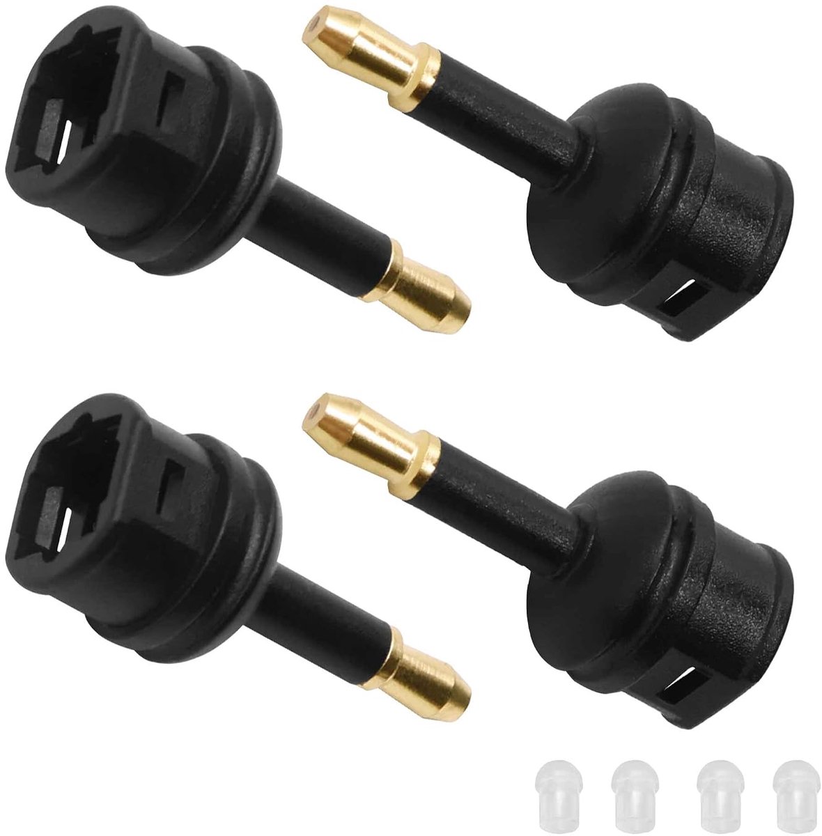 3.5mm Mini Toslink Adapter Digital Fiber Optic Toslink female to 3.5mm Mini male Jack optical fiber audio plug - ShopVlot