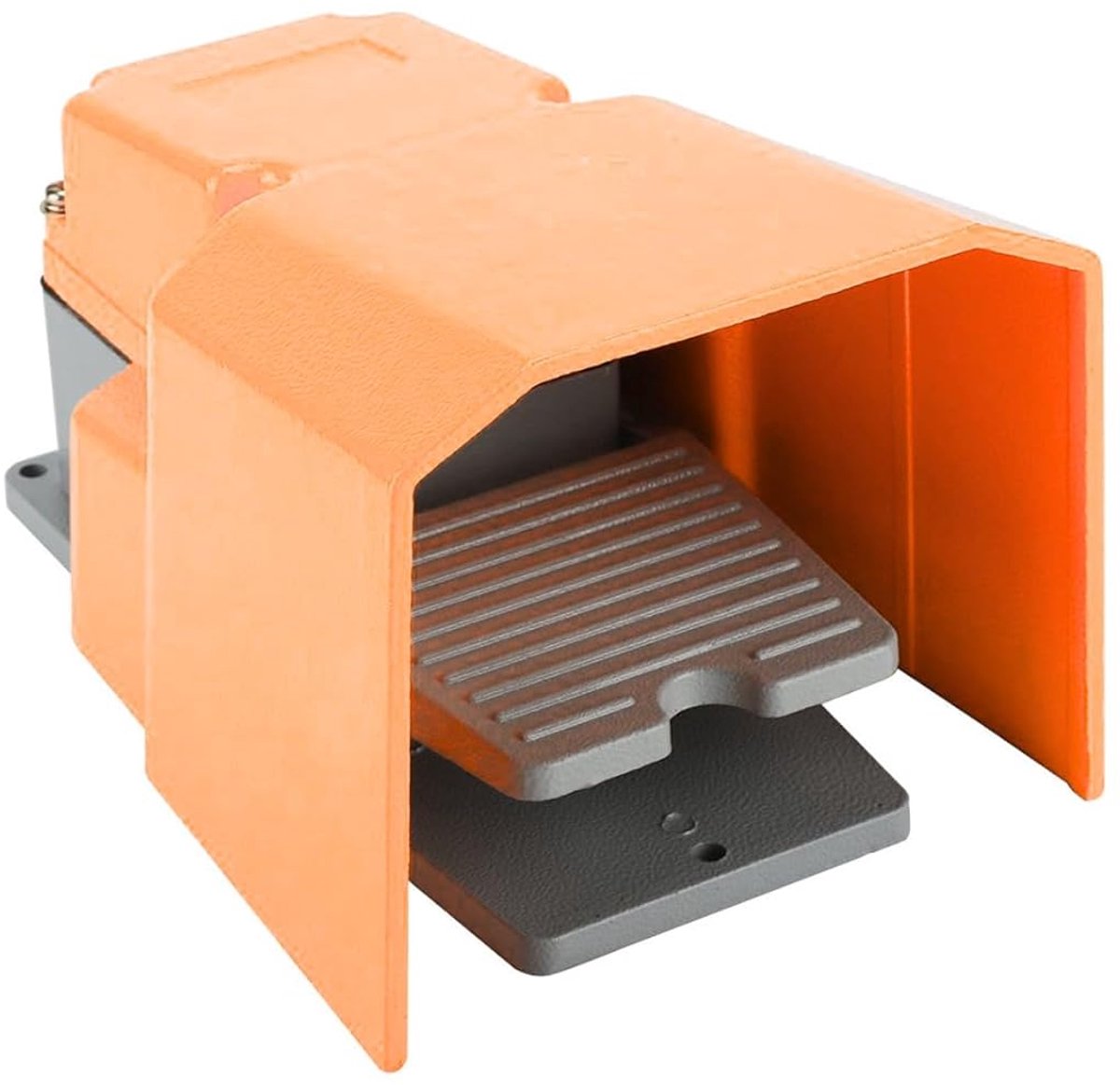 SnelShoppen - Voetpedaal Switch voor Machine Gereedschappen, Antislip Basis, 250V 10A, Aluminium Legering, Oliebestendig, Corrosiebestendig, Voetpedaa