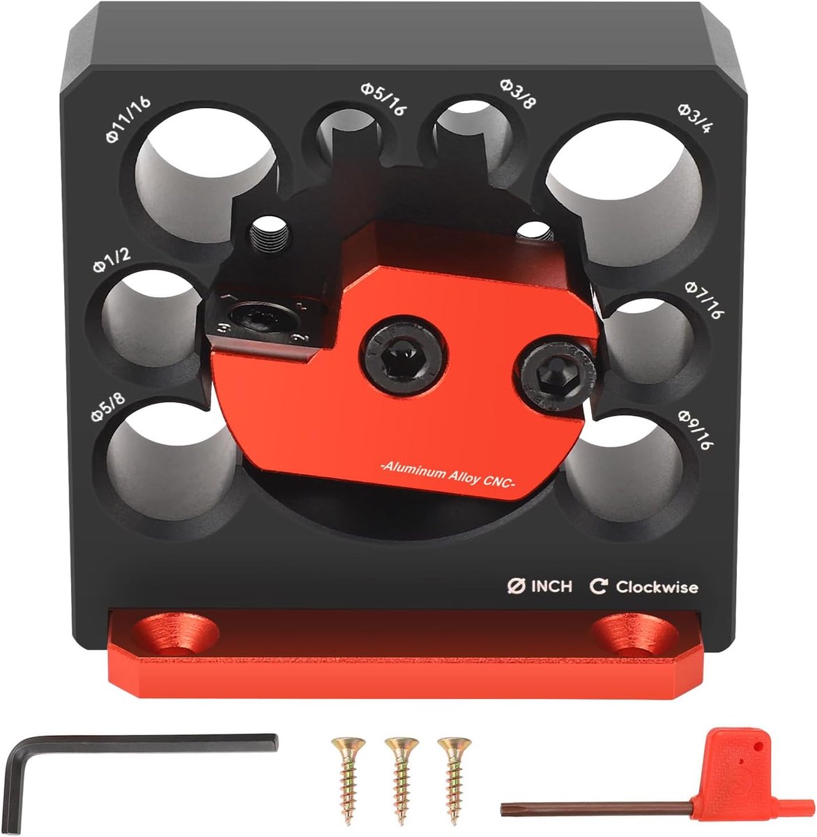 SnelShoppen - Plugmaker Set voor Houtbewerking, 8 Gaten, Verstelbare Plugmaker met Hardmetalen Mes, Elektrische Boor, Houten Plugs, Ronde Stang Hulpmi