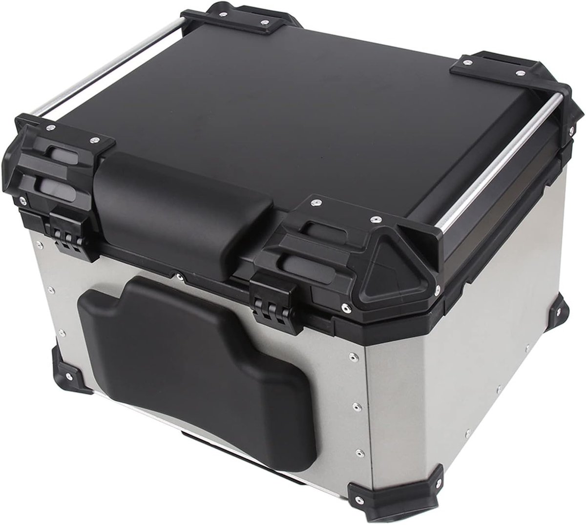 SnelShoppen - Motorfiets Topkoffer Kussen, Universele Luggage Case Rugsteun in Polyurethaan met Zelfklevende Achterzijde (2#)