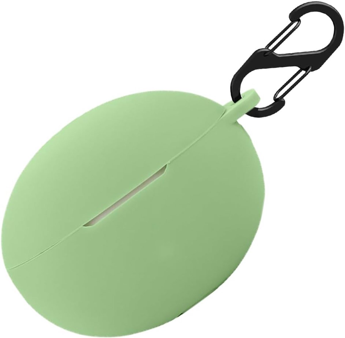 SnelShoppen - Silicone Hoes voor Xiaomi Redmi Buds 4 Active, Shockproof Beschermhoes en Skin Beschermhoes met Sleutelhanger (Groen)