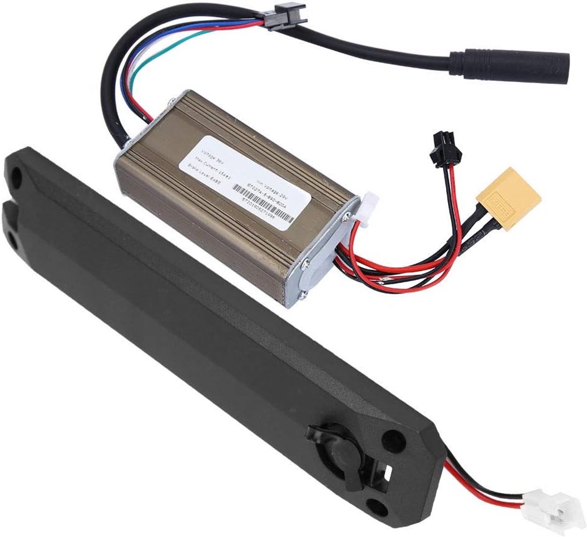 SnelShoppen - 36V Controllerpaneel voor 8 Inch Elektrische Scooter - Aluminiumlegering, Waterdicht, Oplaadpoortafdekking, Lichtgewicht en Eenvoudige I