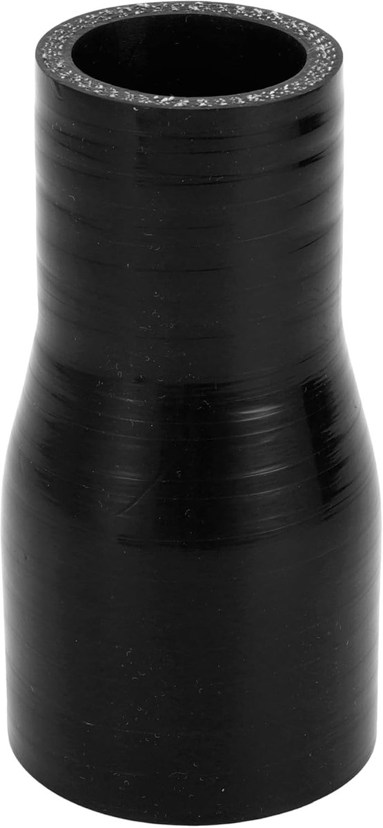SnelShoppen - Silicone Slang Koppeling 32mm-45mm ID 100mm Lengte 0 Graden Auto Koelslang 4-Laags 5mm Dikte Zwart - Turbo/Intercooler Luchtinlaat