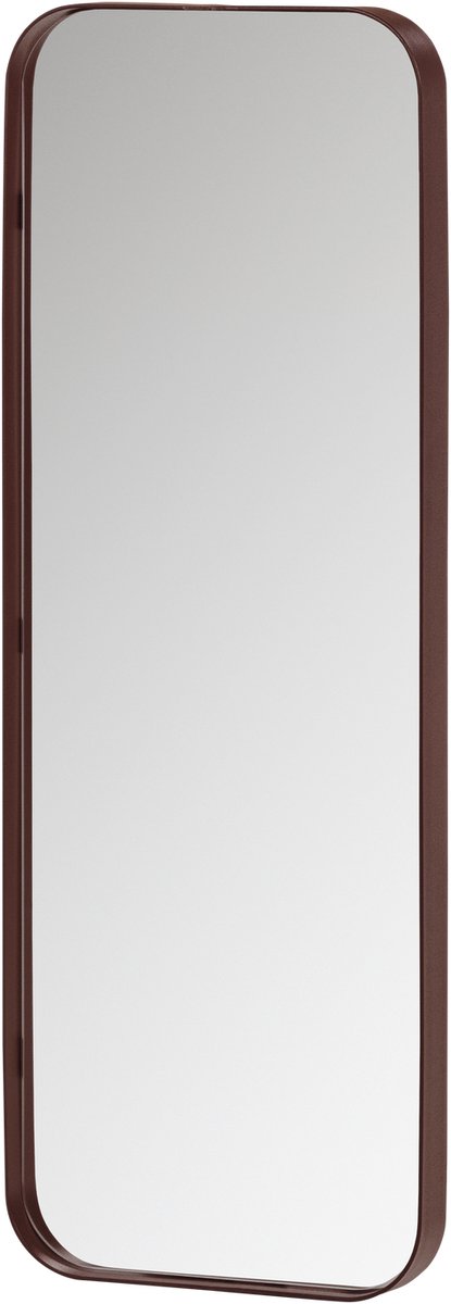 WOOOD Doutzen Spiegel - Metaal - Bordeauxrood - 110x40x5