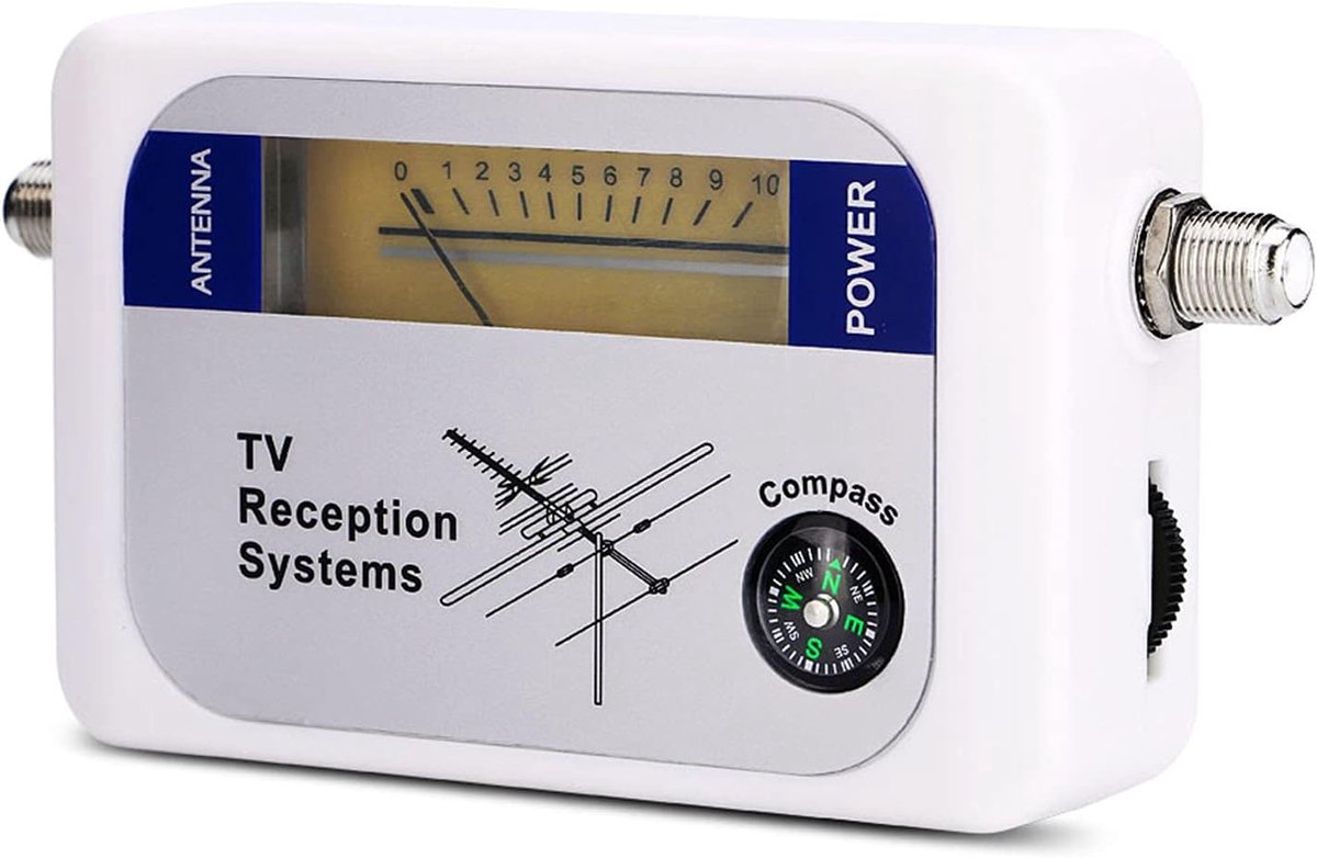 SnelShoppen - TV Signaalmeter Mini Digitale Antenne Signaal Finder, Terrestische TV Antenne Signaalsterkte Meter met Achtergrondverlichting voor Exter