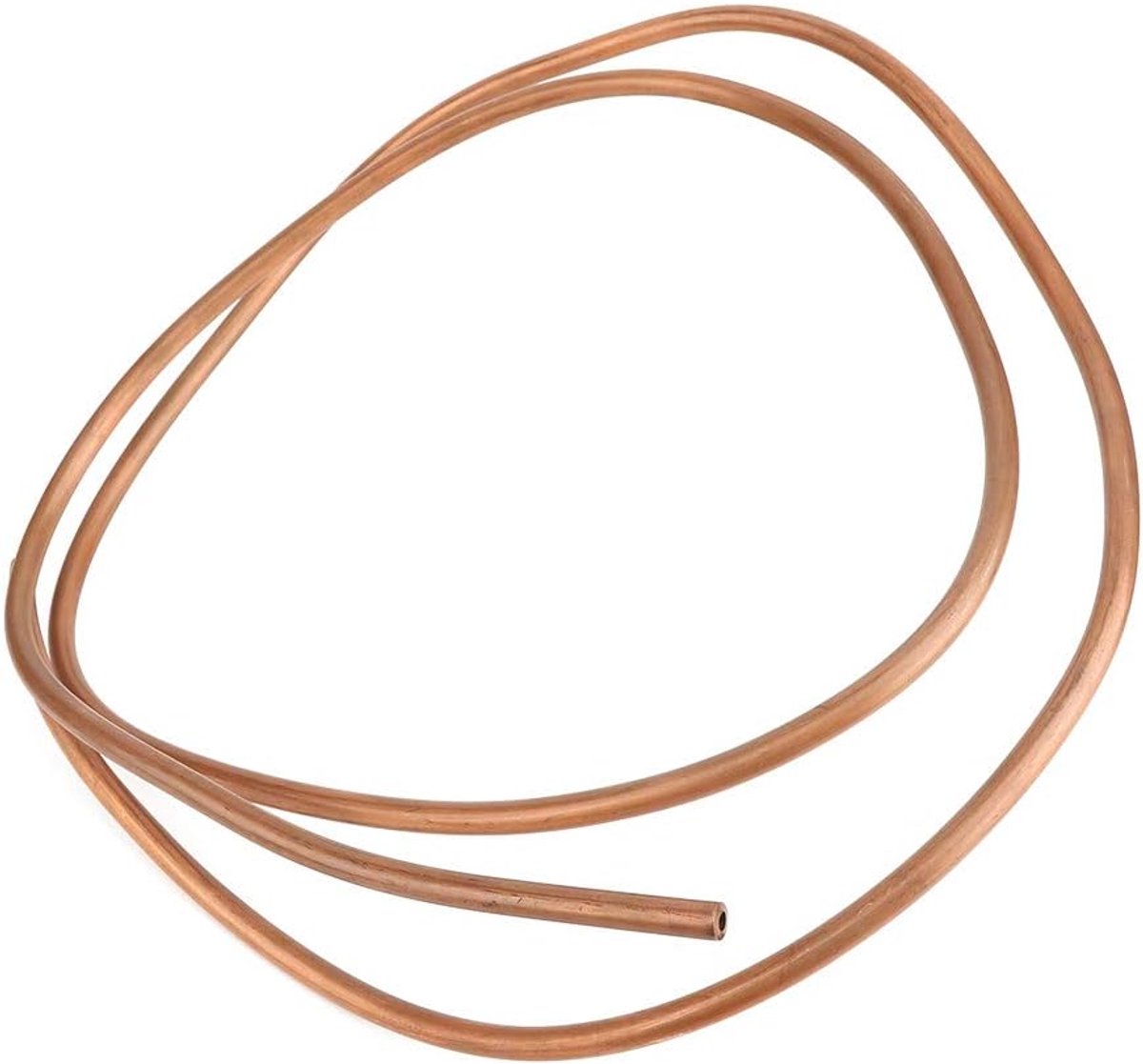 Dailygoods- Koperen Buis 2 M - Buitendiameter 8 Mm - Binnendiameter 6 Mm - Wanddikte 1 Mm - Zachte Spiraalbuis - Voor Koelkast/Airconditioner - Koelslang
