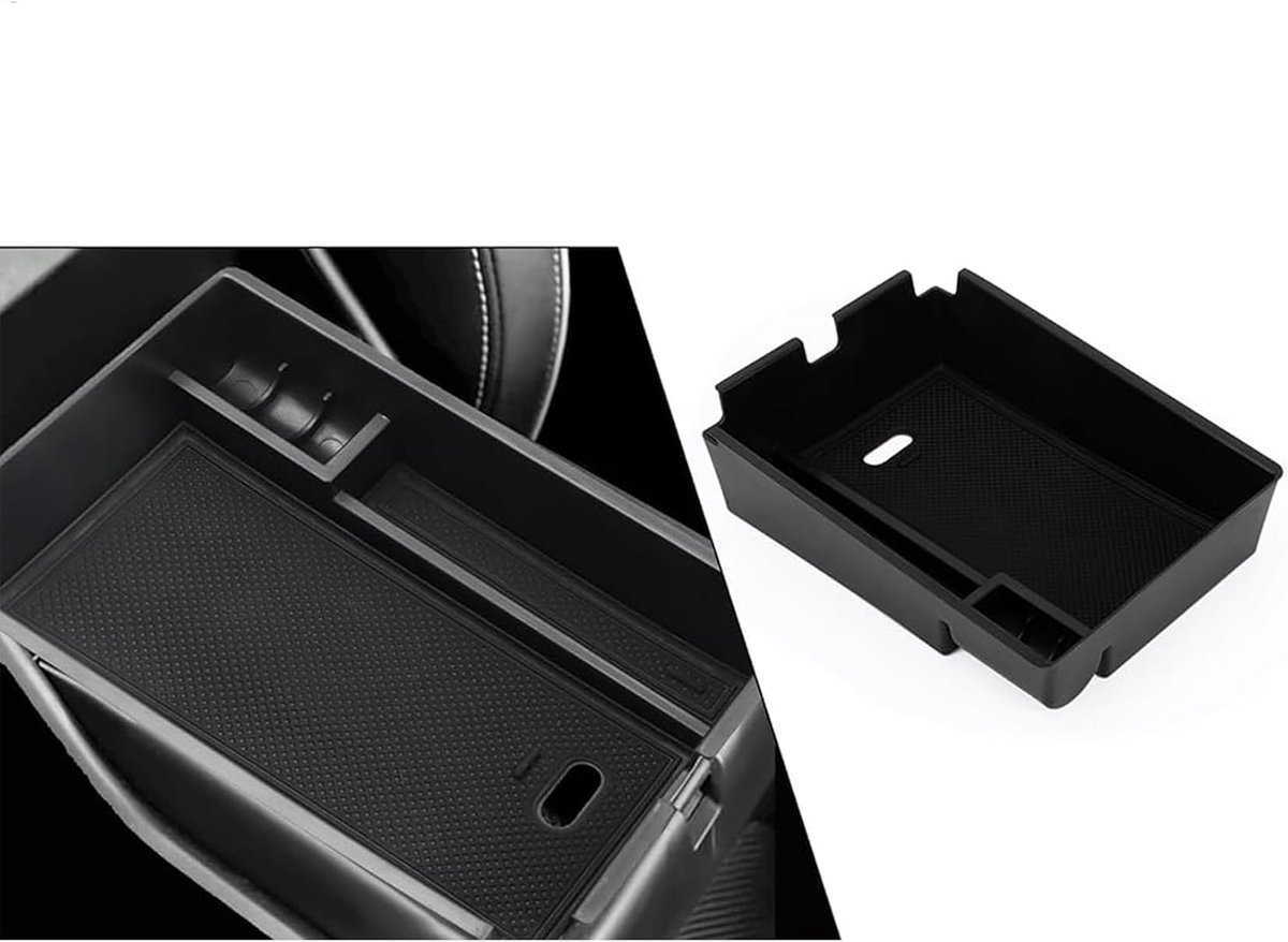 SnelShoppen - Center Console Organizer voor Kia Sportage NQ5 EX/LX/SX/X-Line 2022 2023 2024, Multifunctionele Opbergbak, Duurzaam ABS, Auto Accessoire